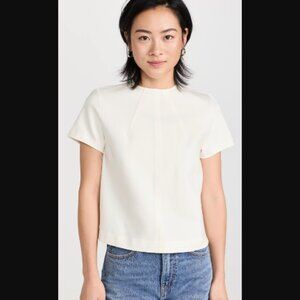 SPANX The Perfect Funnel Top Short Sleeve Crew Neck Top M Retail Price $128.00